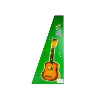 Gitara drewniana klasyczna z kostką jasny brąz
