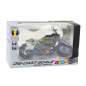 Motocykl Chopper Metalowy z Dźwiękami i Świetłami Czarny Zielony 1:12 - EAN: 5905991049654