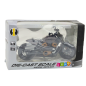 Motocykl Chopper Metalowy z Dźwiękiem i Światłem Czarny Szare Elementy 1:12 EAN: 5905991049661