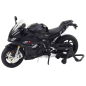 Sportowy motocykl metalowy z dźwiękiem i światłami czarny S1000 1:12 EAN: 5905991049753