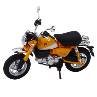 Motocykl Retro Klasyczny Metalowy Żółty 1:12 - EAN 5905991049715