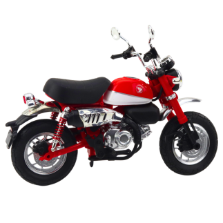 Retro Klasyczny Motocykl Metalowy Czerwony - 1:12 EAN: 5905991049722