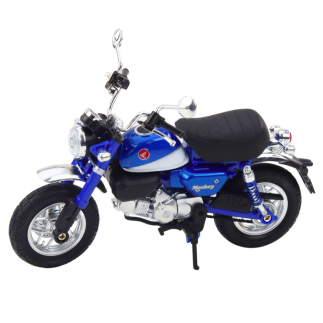 Retro Klasyczny Motocykl Metalowy Niebieski 1:12 EAN: 5905991049739