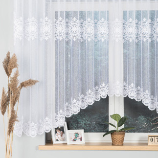 Firanka Żaneta żakardowa gotowa 450x155 cm, kolor biały, EAN: 5907693247369