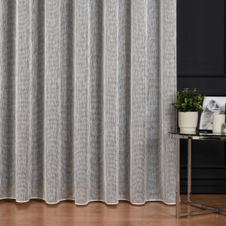 Firana Malia Fantazyjna z Ołowianką 300cm Szary 006 EAN: 5906450924185