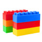 Kolorowe klocki konstrukcyjne w torbie 28,5x9x9 cm 6el. EAN: 5905991071532