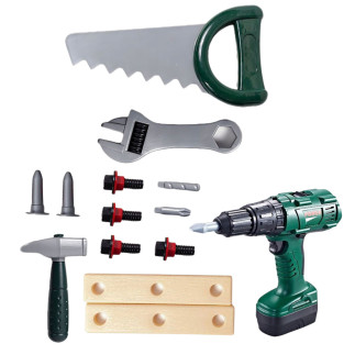 Zestaw majsterkowicza 14 el. z wkrętarką na baterie w skrzynce - EAN: 5905991062424