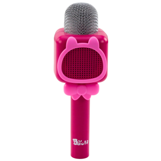 Bezprzewodowy mikrofon Bluetooth do karaoke z nagrywaniem i zmianą głosu Różowy EAN: 5905991057581