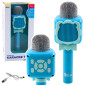 Bezprzewodowy Mikrofon Bluetooth Karaoke z Funkcją Nagrywania i Zmiany Głosu Niebieski EAN: 5905991057598