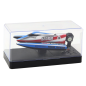 Łódź motorówka zdalnie sterowana RC niebiesko-srebrna 14cm EAN: 5905991052883