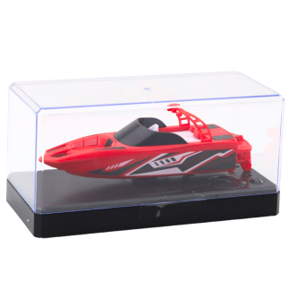Łódź motorówka zdalnie sterowana RC 15cm biało-czerwona EAN: 5905991052906