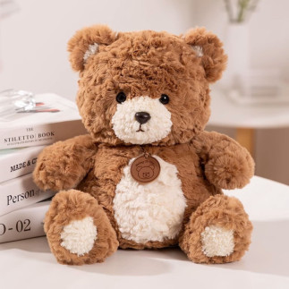 Pluszowa maskotka przytulanka miś z medalionem brązowy 25cm EAN: 5905991047247