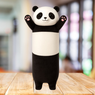 Pluszowa maskotka panda poduszka wałek biało-czarna 70cm EAN: 5905991047858
