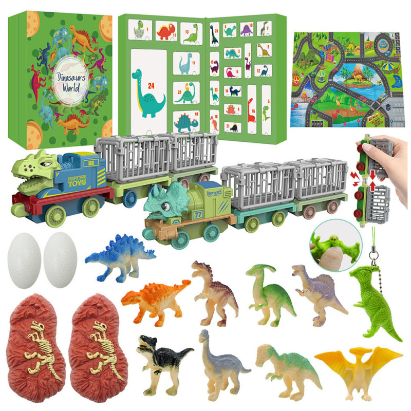 Kalendarz Adwentowy Dinozaury dla Dzieci z Figurkami i Akcesoriami EAN: 5905991062486