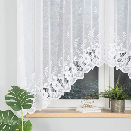 Firanka żakardowa Magdalena 300x160cm, kolor biały 001, EAN: 5907693242746