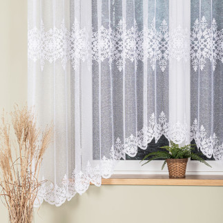 Żaneta firanka żakardowa gotowa 350x175cm kolor biały EAN: 5907693247383