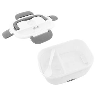 Ag479g lunchbox podgrzewany biało-szary