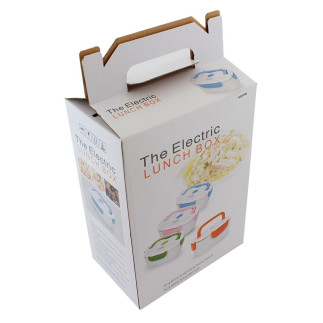 Ag479g lunchbox podgrzewany biało-szary