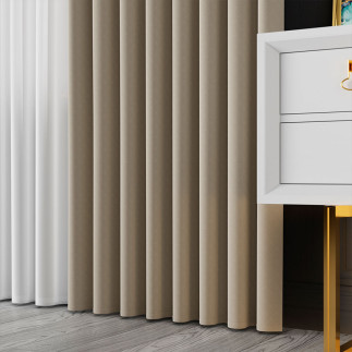 Serina tkanina dekoracyjna, wysokość 300cm, kolor 029 jasny beżowy