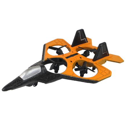 Dron RC Pomarańczowy Myśliwiec Zdalnie Sterowany Pilot - EAN: 5905679076286