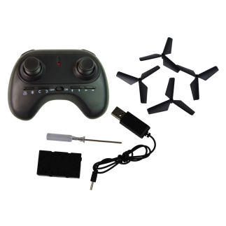 Samolot dron rc pomarańczowy myśliwiec zdalnie sterowany pilot