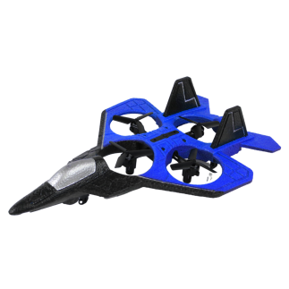 Niebieski myśliwiec RC - zdalnie sterowany dron z pilotem EAN: 5905679076293