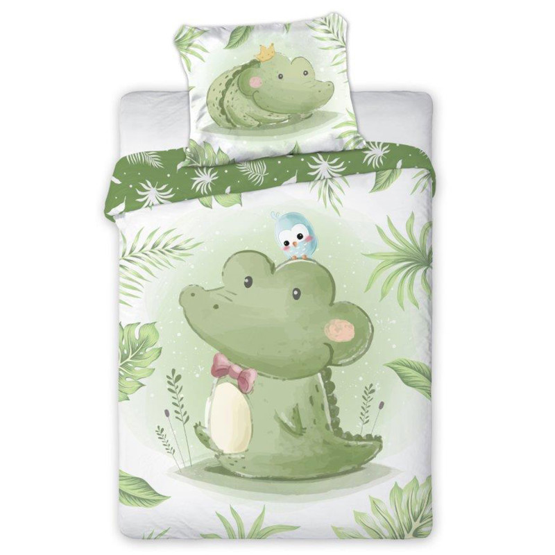 Pościel Bawełniana Krokodyl 100x135 + 40x60 EAN: [tu wstaw ean]