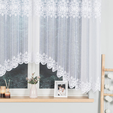 Żaneta firanka żakardowa gotowa 350x155cm biały EAN: 5907693247352