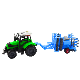 Zestaw Duży Traktor Rolniczy z Broną Talerzową Ruchomą EAN: 5905991058458