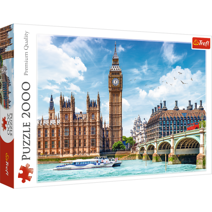 Puzzle 2000 - big ben, londyn, anglia trefl 27120