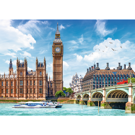 Puzzle 2000 - Big Ben w Londynie, Anglia Trefl EAN: 5900511271201