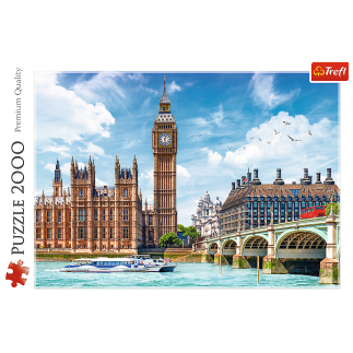Puzzle 2000 - big ben, londyn, anglia trefl 27120