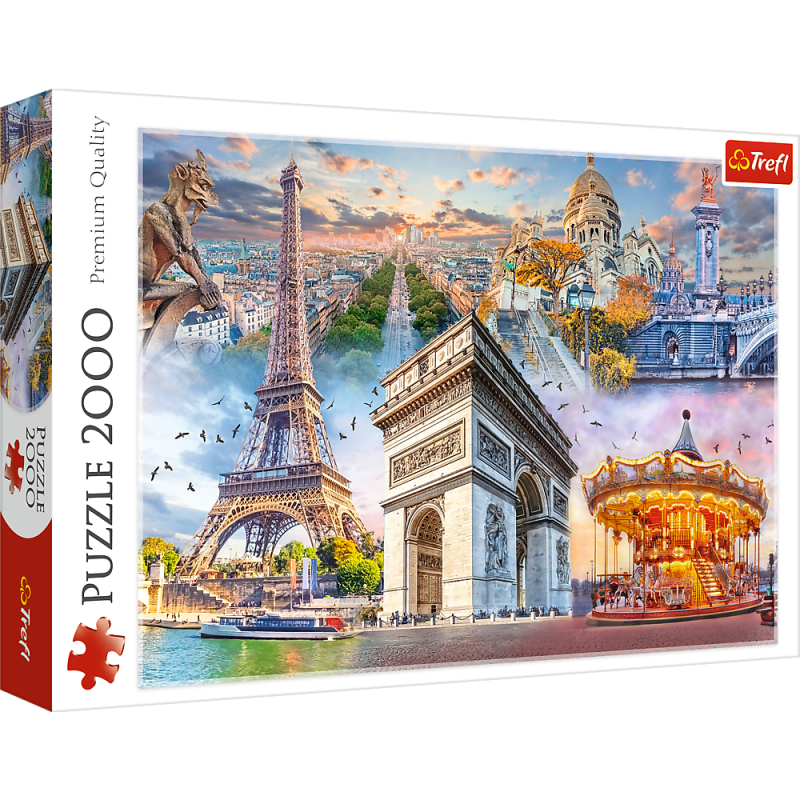 Puzzle Weekend w Paryżu 2000 elementów EAN: 5900511271256 Puzzle Weekend w Paryżu 2000 elementów EAN: 5900511271256