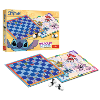 Gra warcaby i młynek lilo and stitch trefl 02799