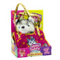 Pluszowy husky w torebce - biało-szary przytulak do zabawy i dekoracji | EAN: 5905991057338