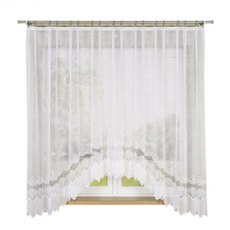 Modesta firanka żakardowa gotowa, szerokość 300 x wysokość 180cm, kolor 001 biały