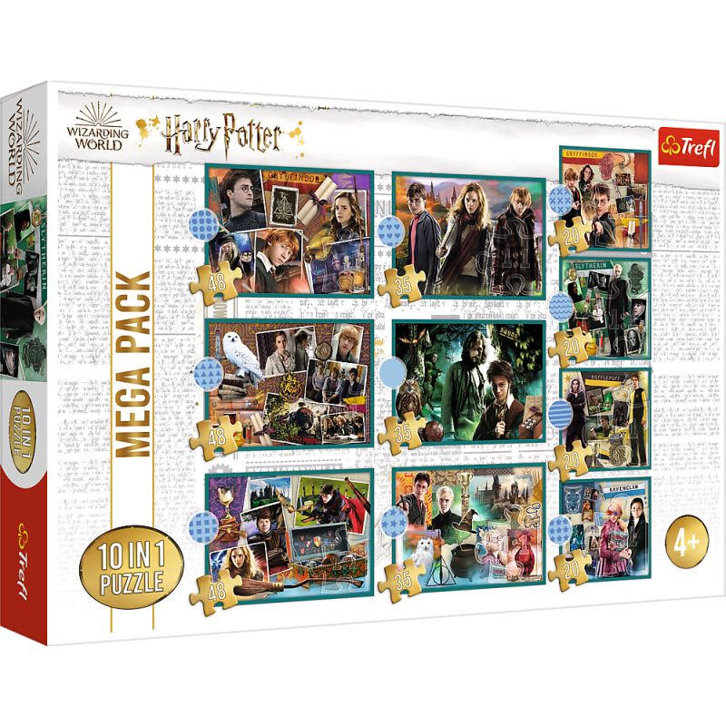 Puzzle 10w1 Harry Potter w Świecie Harry'ego Pottera EAN: 5900511903928 Puzzle 10w1 Harry Potter w Świecie Harry'ego Pottera EAN: 5900511903928