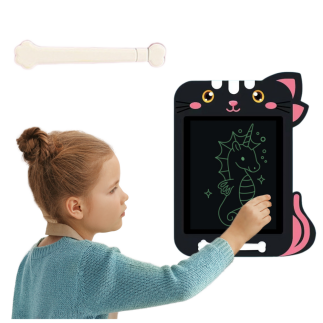 Znikopis LCD Kot Czarny 5905991057284 - Tablica do Rysowania i Pisania z Rysikiem
