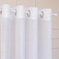 Nala firana gotowa na przelotkach, szerokość 140cm x wysokość 250cm, kolor 001 biała