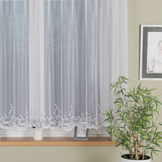 Firanka Agnieszka żakardowa gotowa, 300x150cm, kolor biały 001, EAN: 5907693293038