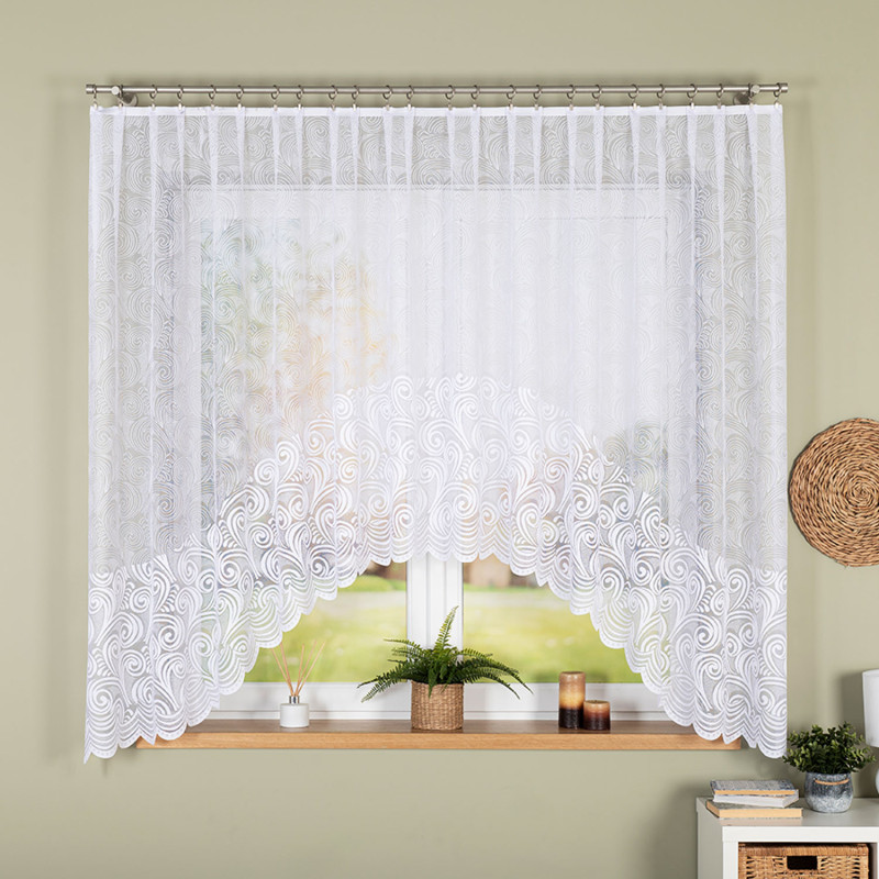 Firanka żakardowa Kinga gotowa 300x170cm kolor biały 001 EAN: 5906450022768