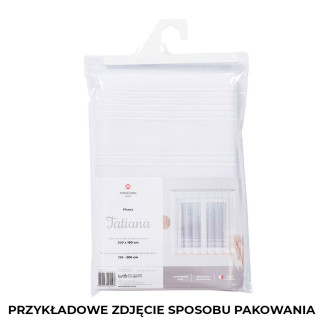 Kinga firanka żakardowa gotowa, szerokość 300 x wysokość 170cm, kolor 001 biały