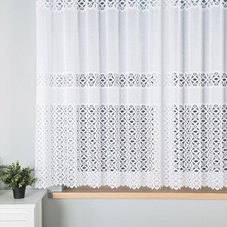 Firanka żakardowa Adrianna gotowa biała 300x160 cm EAN: 5906450930858
