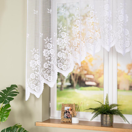 Firanka żakardowa Sara 250x140cm, kolor biały 001, EAN: 5906450931725