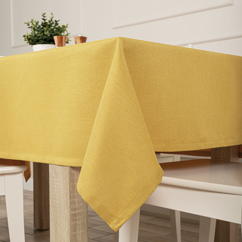 Aruba Obrus Wodoodporny 130x180cm Musztardowy 019 EAN: 5906450007079