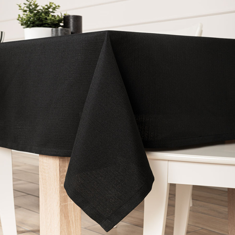 Aruba Obrus Wodoodporny 130x180cm Czarny EAN: 5906450007161
