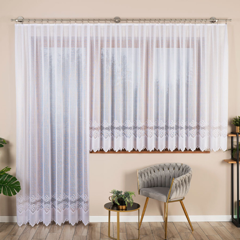 Firanka żakardowa Modesta 200x250cm biały EAN: 5906450930643