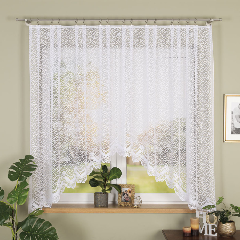 Bogumiła Firanka Żakardowa Biała 300x160cm EAN: 5906450927261