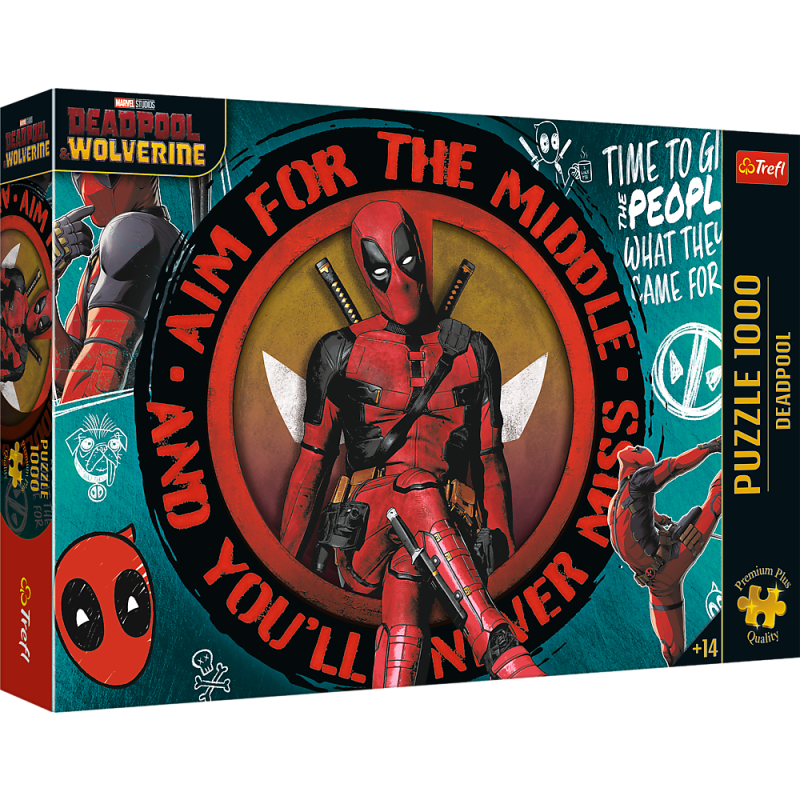 Puzzle 1000 Premium Plus - Deadpool Trefl, EAN: 5900511108354 Puzzle 1000 Premium Plus - Deadpool Trefl, EAN: 5900511108354