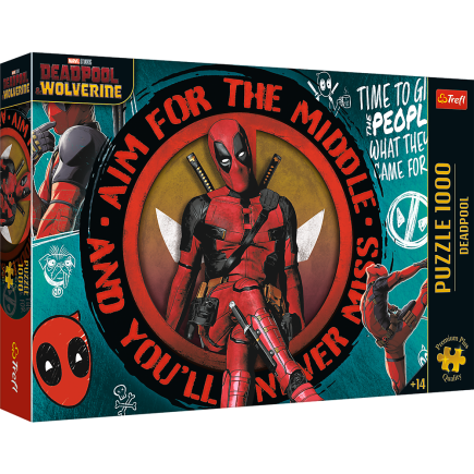 Puzzle - 1000 premium plus - deadpool trefl - 10835